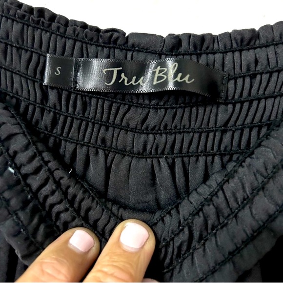 🖤Tru Blu🖤 Elastic Black Shorts Sz S - Picture 2 of 4